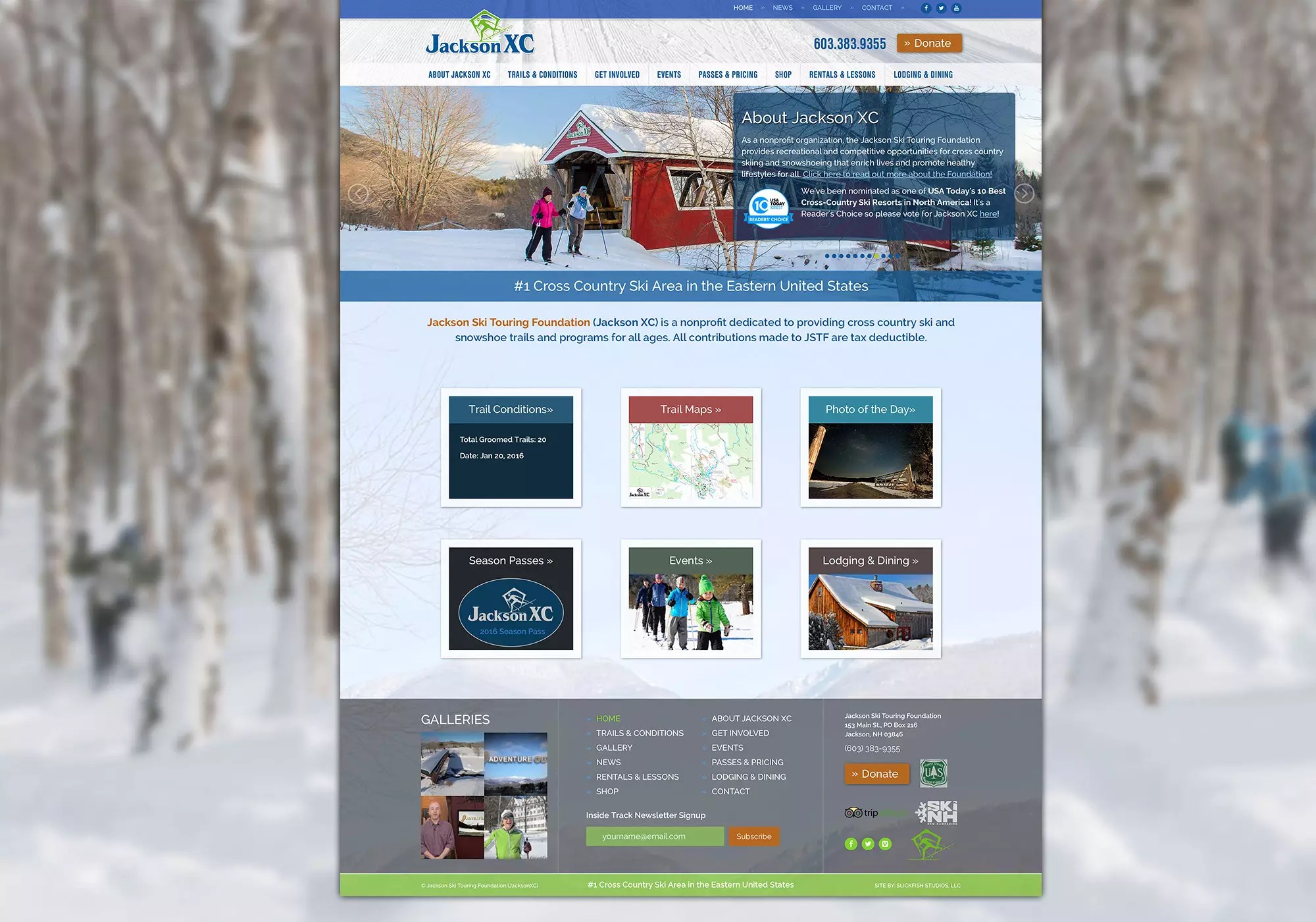 Jackson XC SlickFish Studios A creative Maine website design company