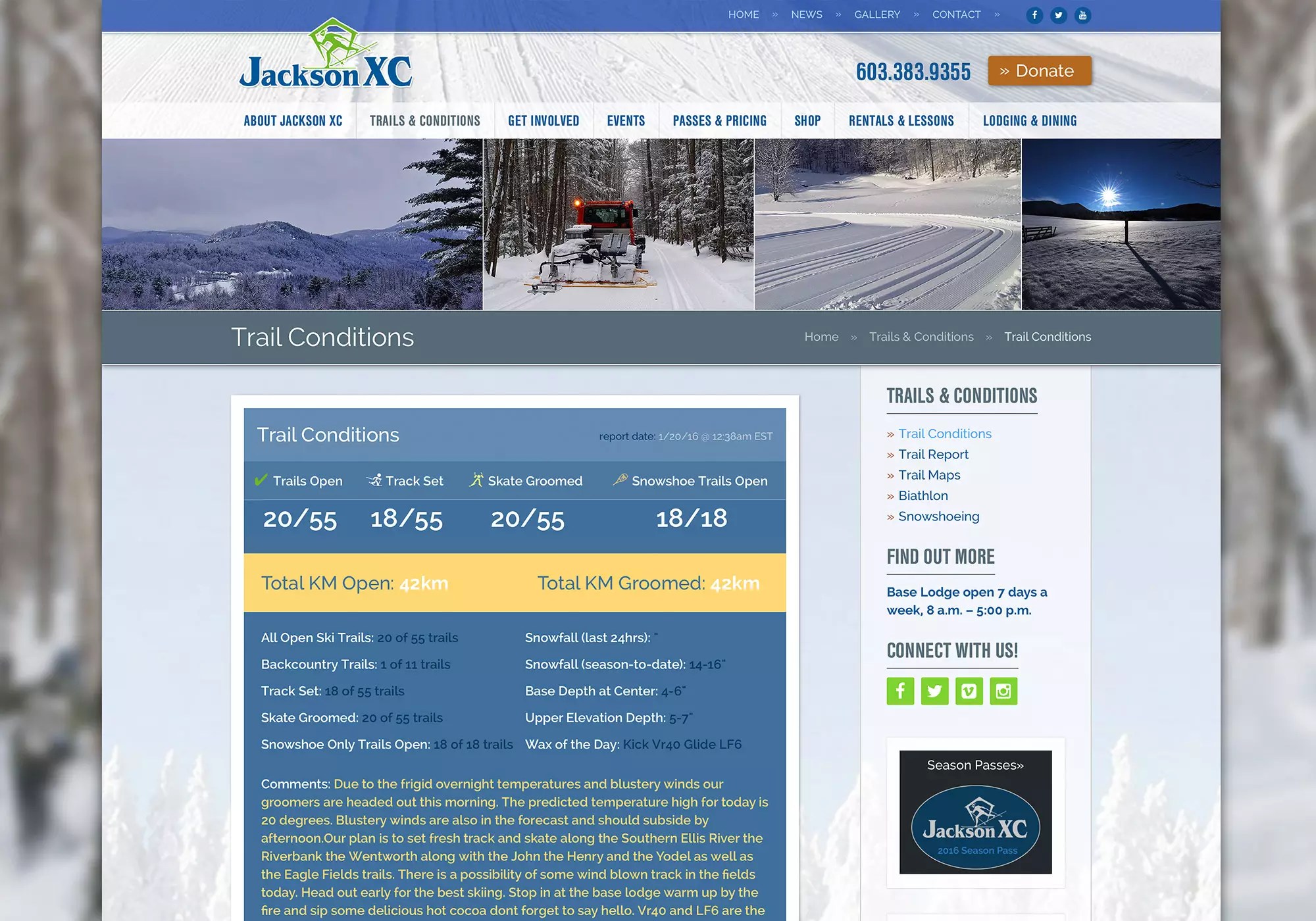 Jackson XC SlickFish Studios A creative Maine website design company