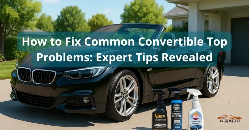 How To Fix Common Convertible Top Problems: Expert Tips