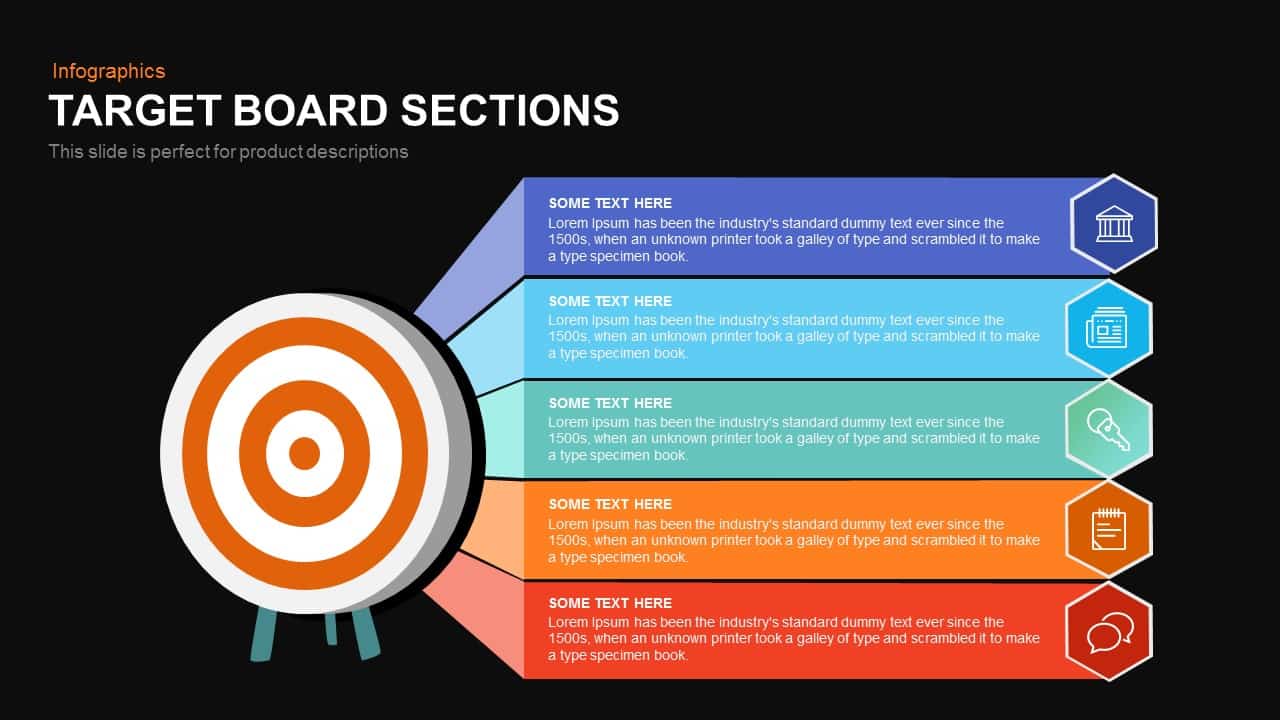Target Board Sections Template for PowerPoint and Keynote