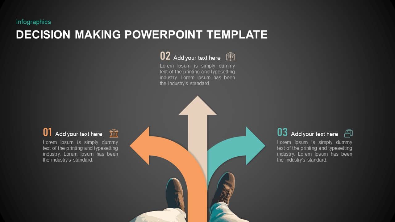Decision Making PowerPoint Template & Keynote Diagram