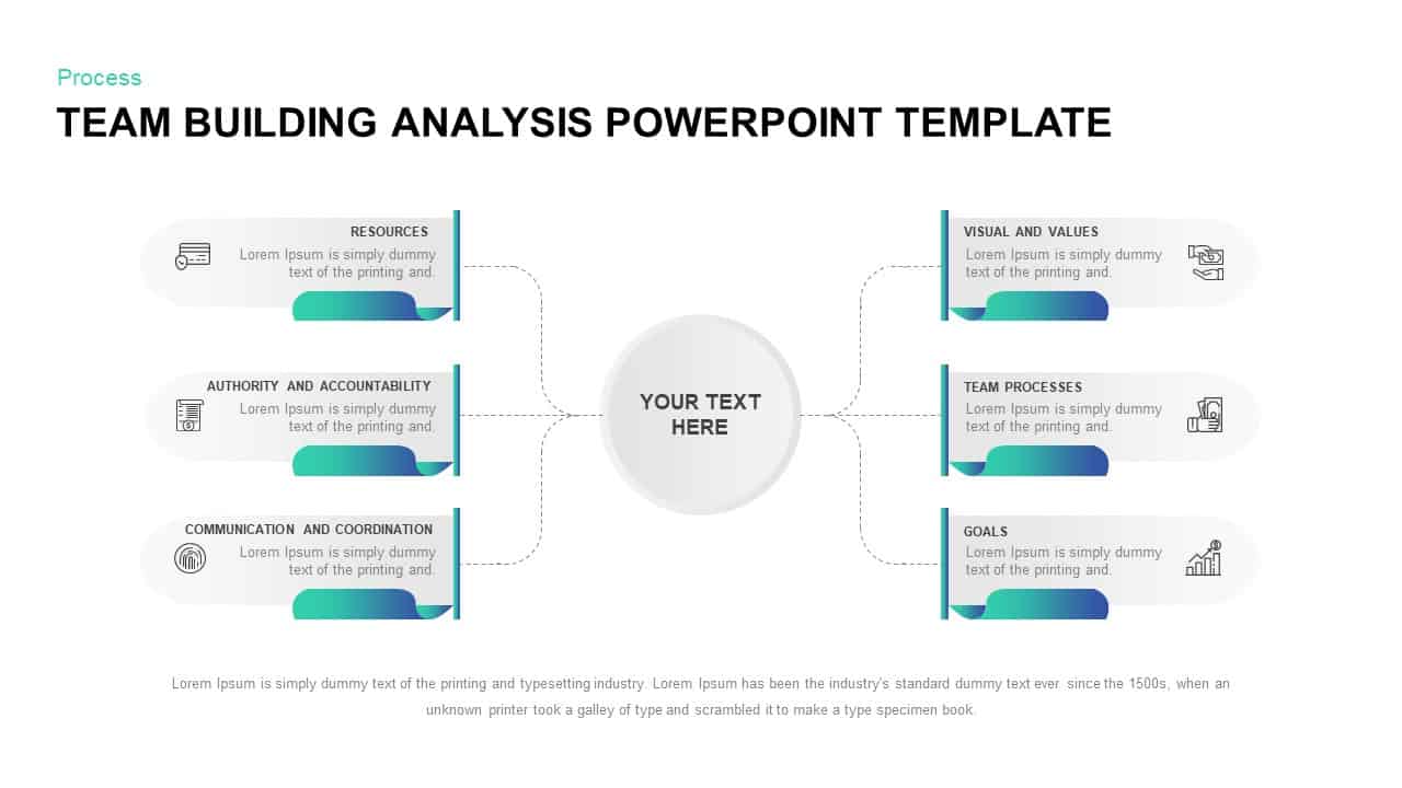 Team Building Analysis Template for PowerPoint Presentation