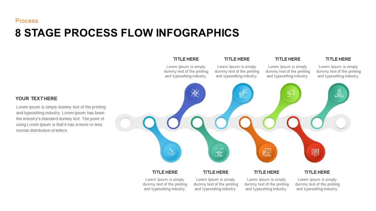 8 Stage Process Flow Infographic Template Slidebazaar 8 Stage Process Flow Infographic Template Slidebazaar