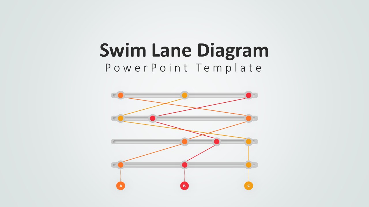 Swimlane Diagram PowerPoint Template Slidebazaar