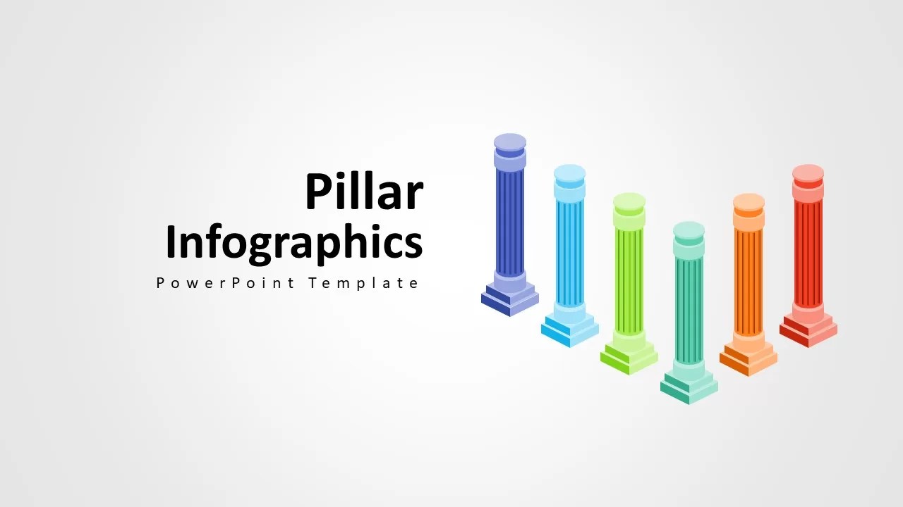 Pillars Infographic Template for Presentations Slidebazaar