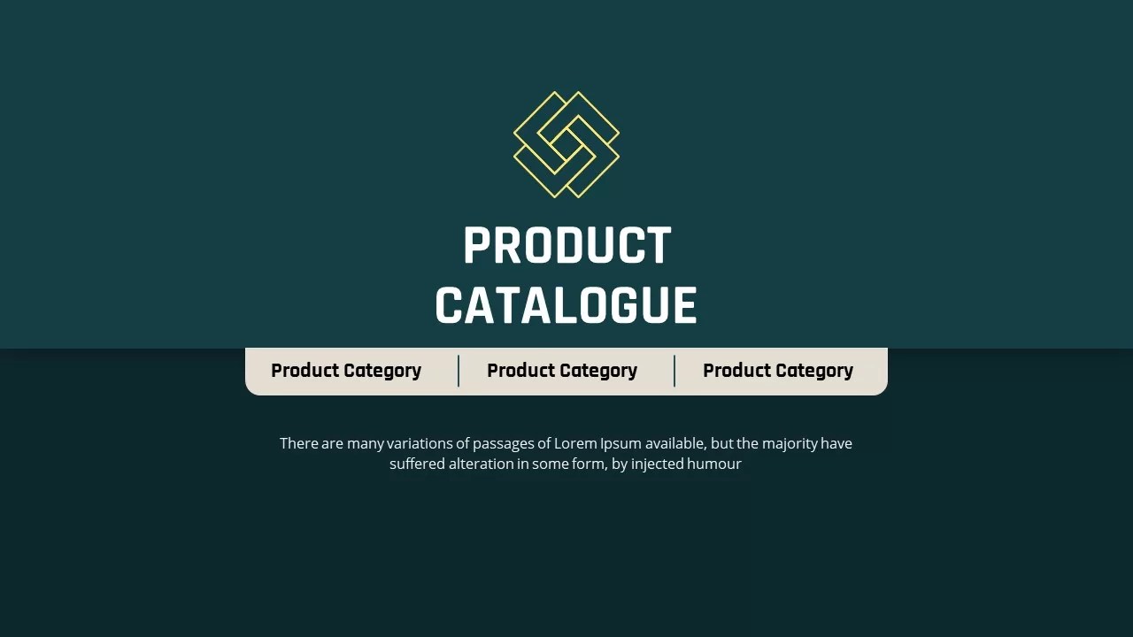 Product Catalogue PowerPoint Template Slidebazaar