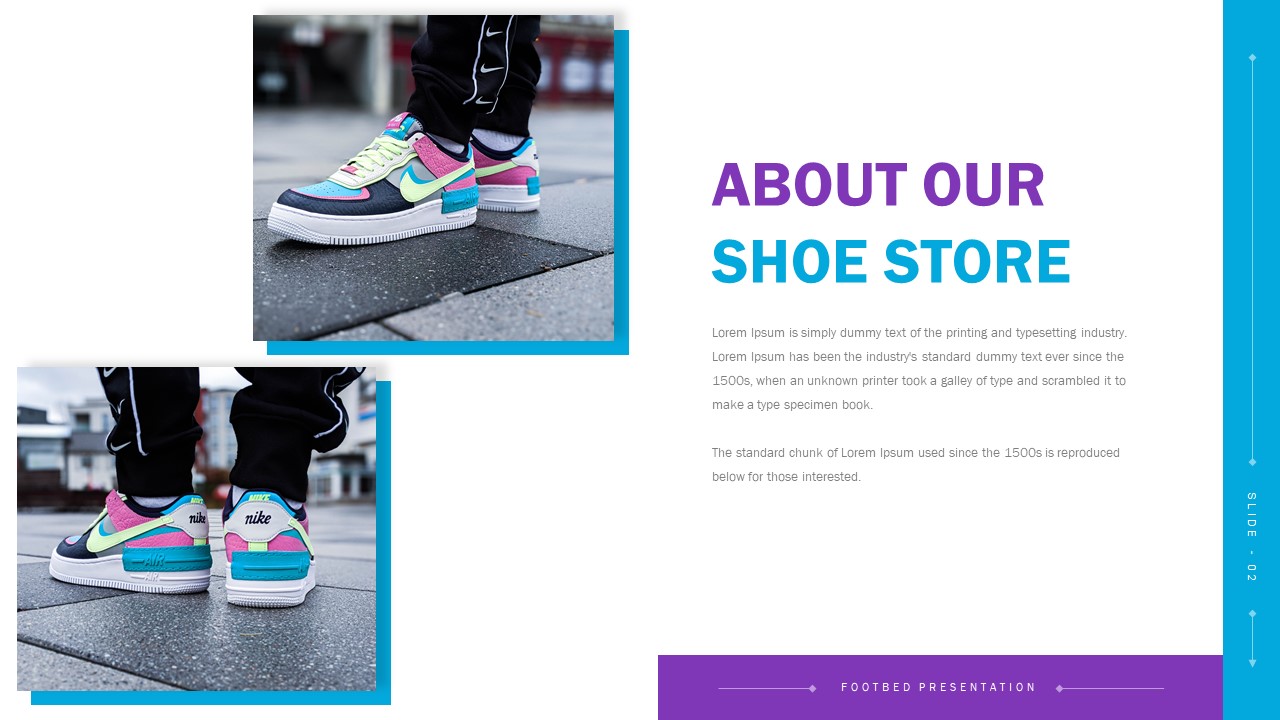 Free Shoe PowerPoint Template Slidebazaar