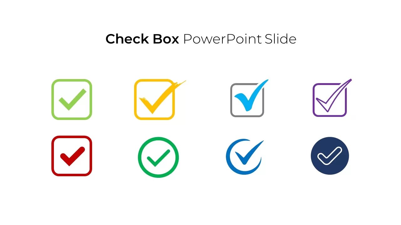 Free PowerPoint Check Box Template SlideBazaar