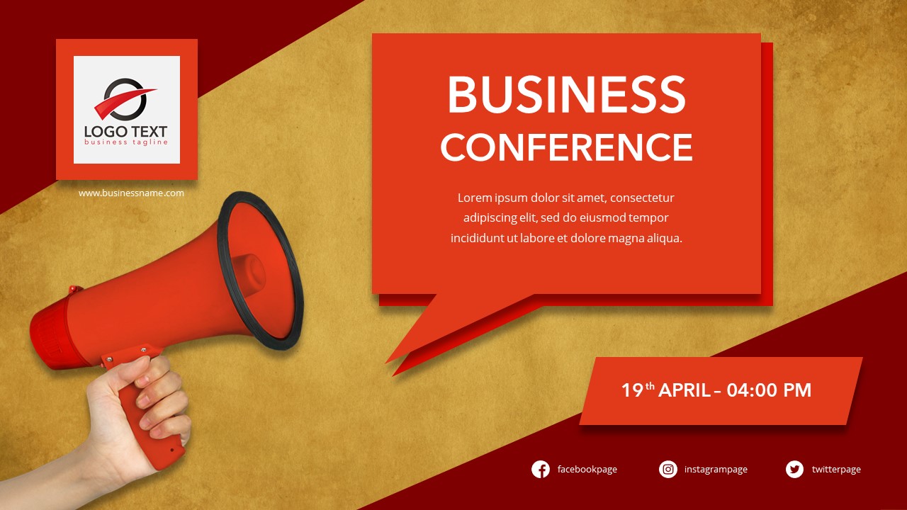 Announcement Templates Animated SlideBazaar