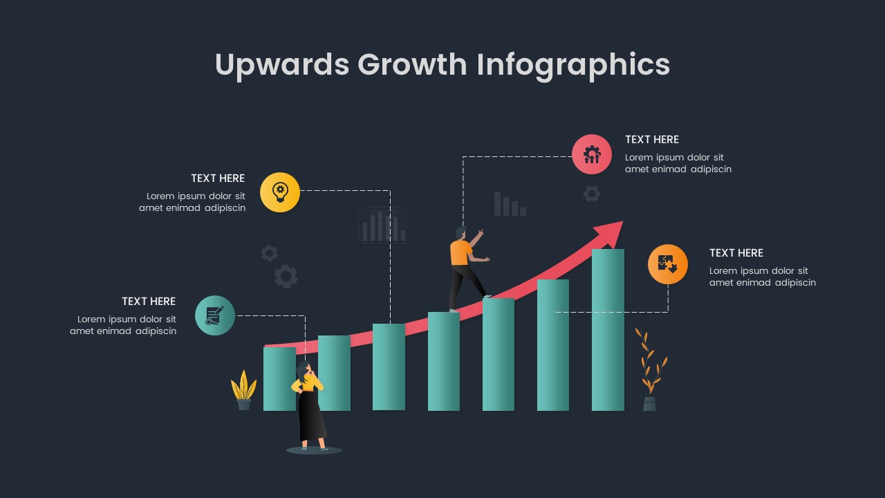 Growth Chart infographic SlideBazaar