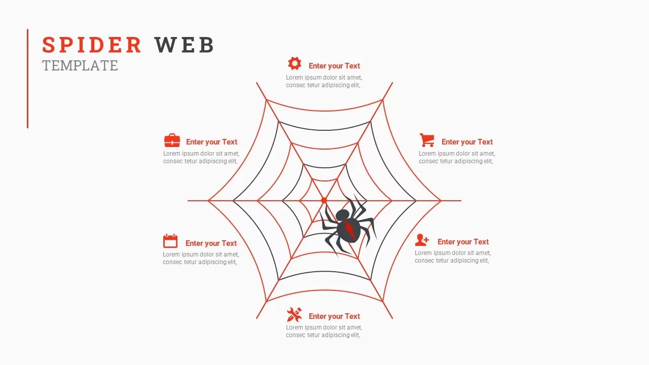 Spider Web Template SlideBazaar