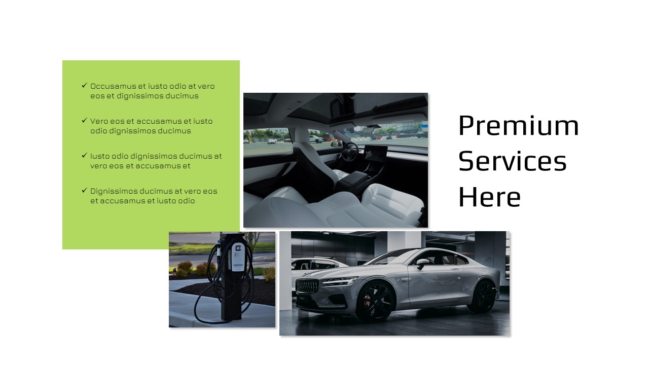 Electric Cars PowerPoint Template Automobile PPT Slides