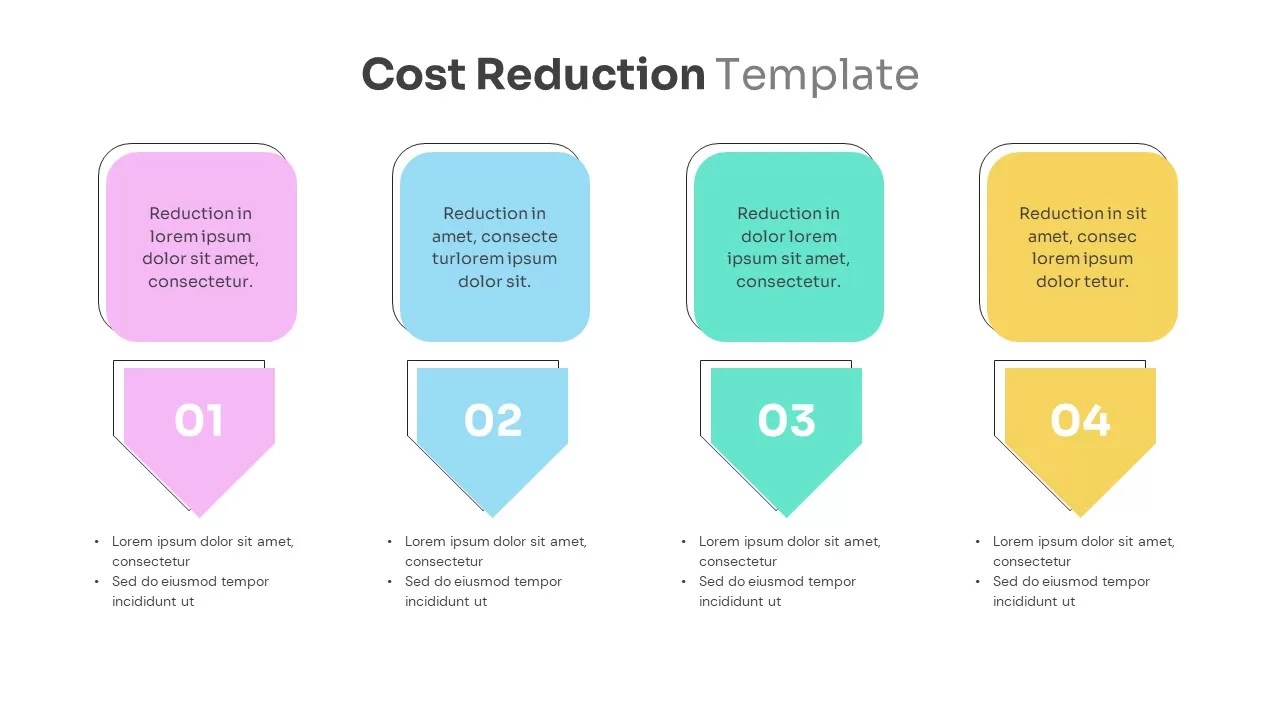 Cost Reduction Template SlideBazaar