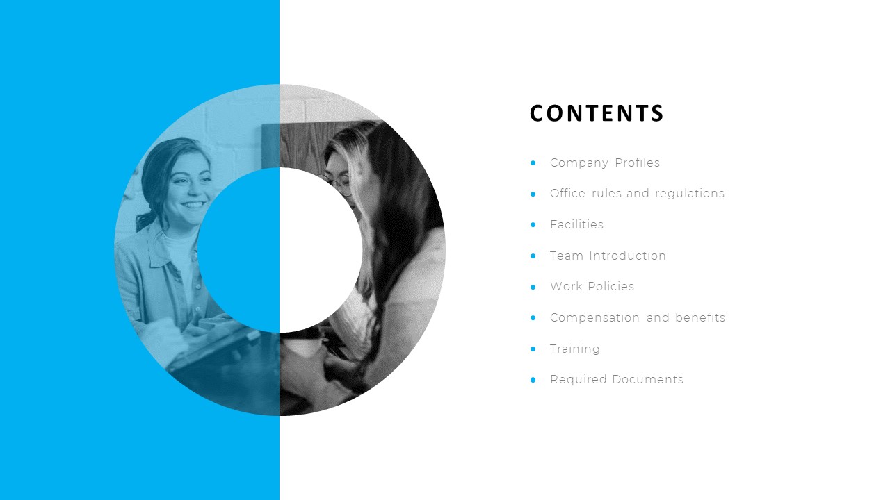 HR Induction PowerPoint Template Employee Onboarding Slides