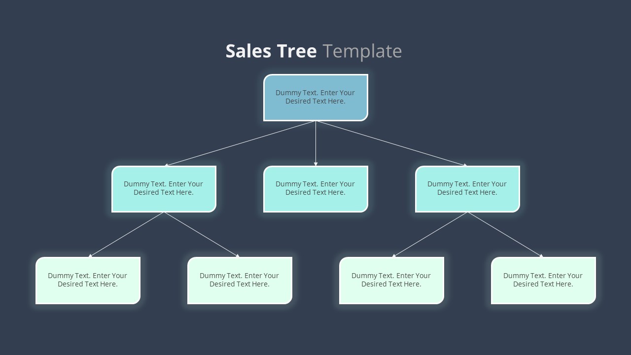 Sales Tree Template SlideBazaar