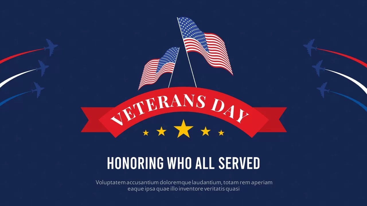 Veterans Day Template Free SlideBazaar Veterans Day Template Free SlideBazaar
