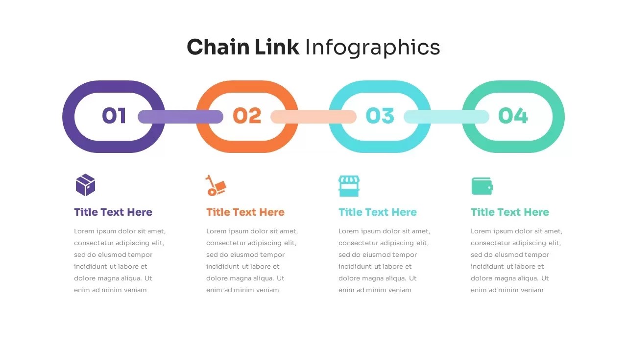 Chain Link Infographic SlideBazaar