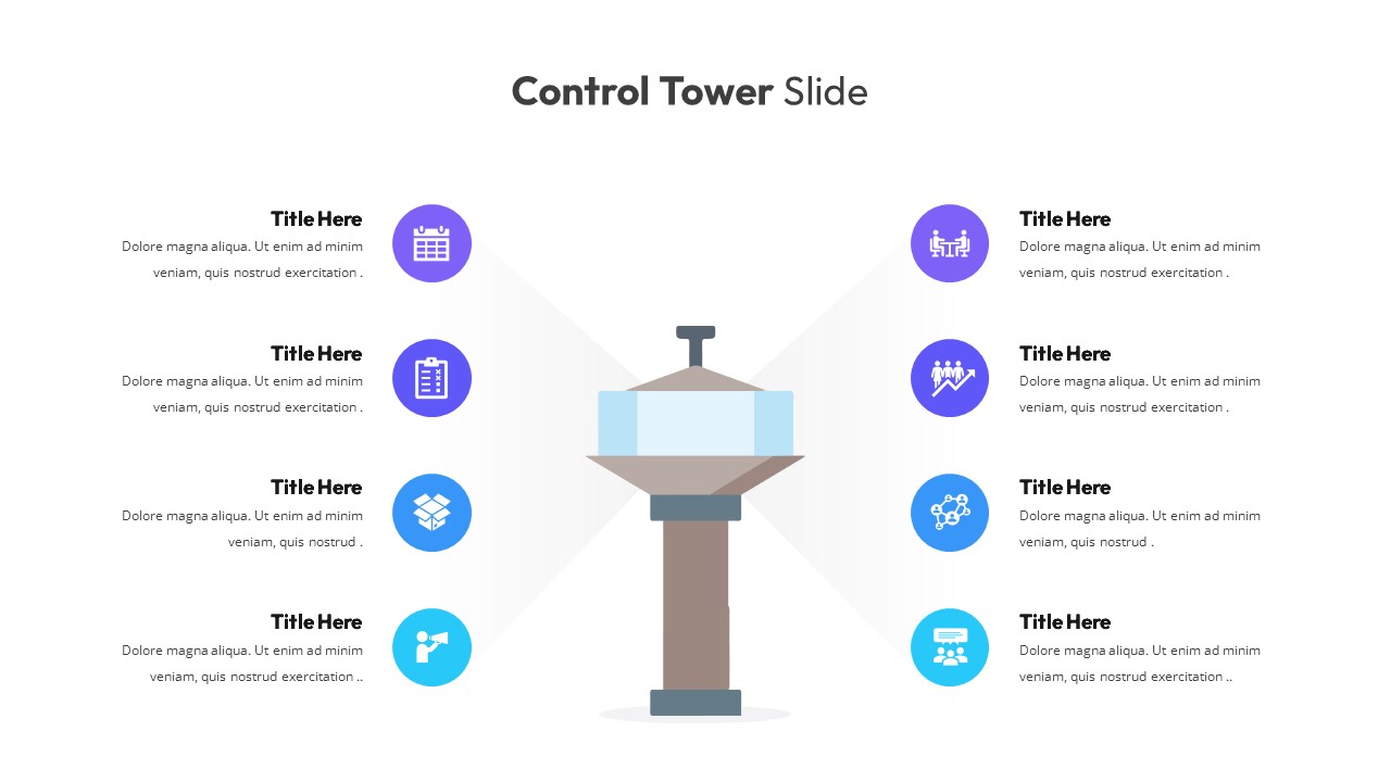 Control Tower Slide SlideBazaar