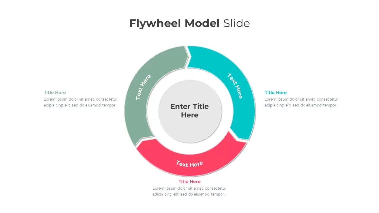 Flywheel Model Slide Template SlideBazaar