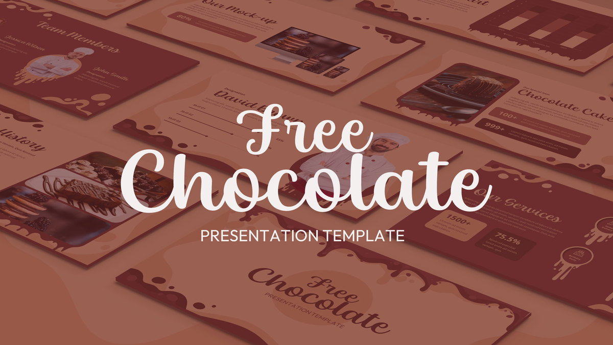Chocolate PowerPoint Template Free