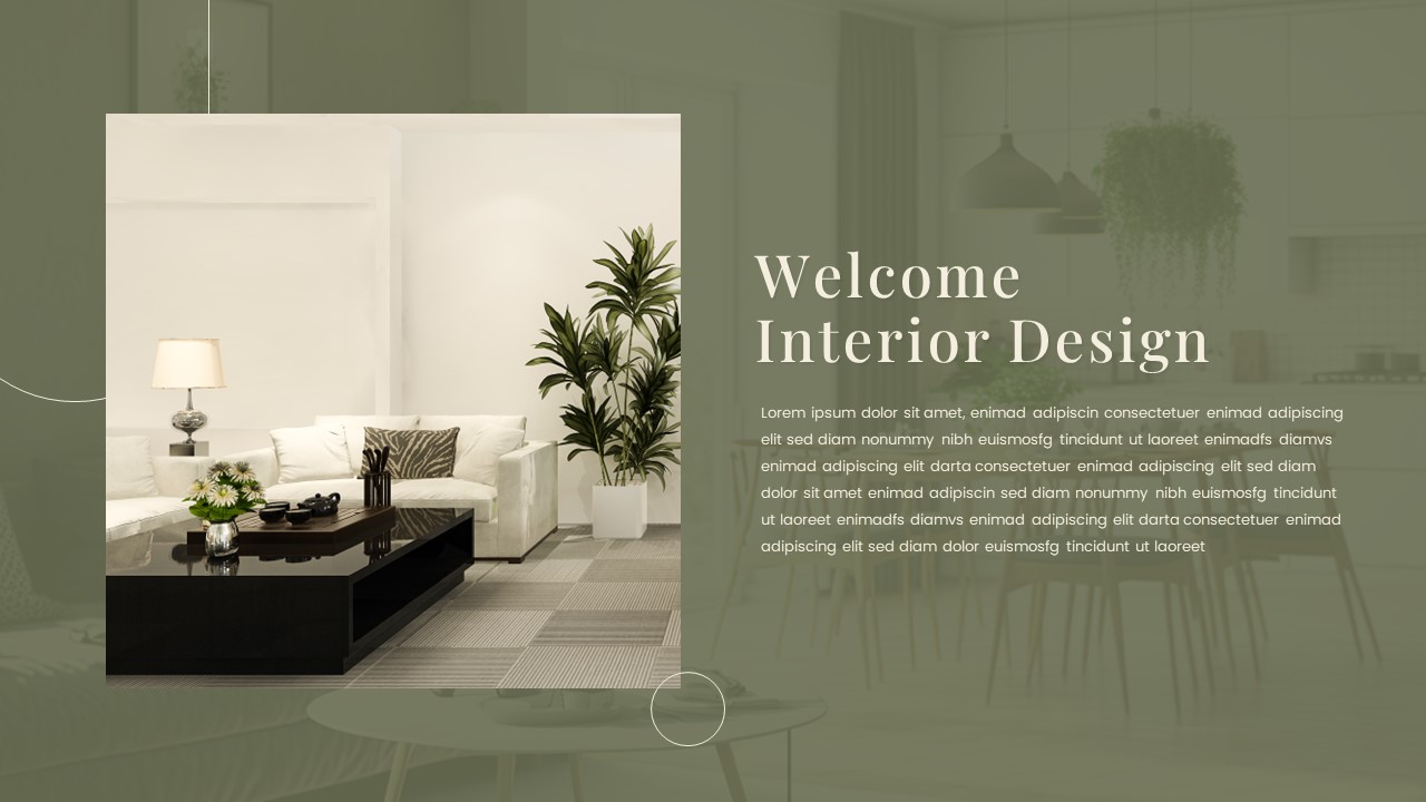 Interior Design PowerPoint Presentation Template