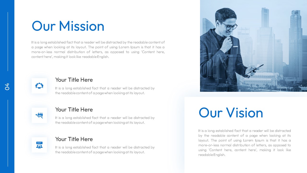 Text Heavy PowerPoint Deck Template SlideBazaar