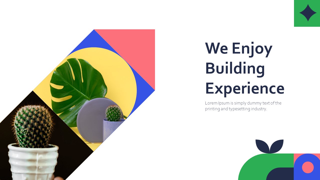 MosaicpatternDeckPowerPoint SlideChef