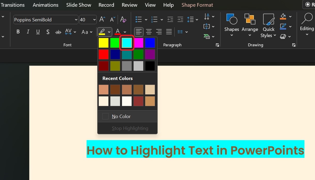 How to Highlight Text in PowerPoint Easy Guide