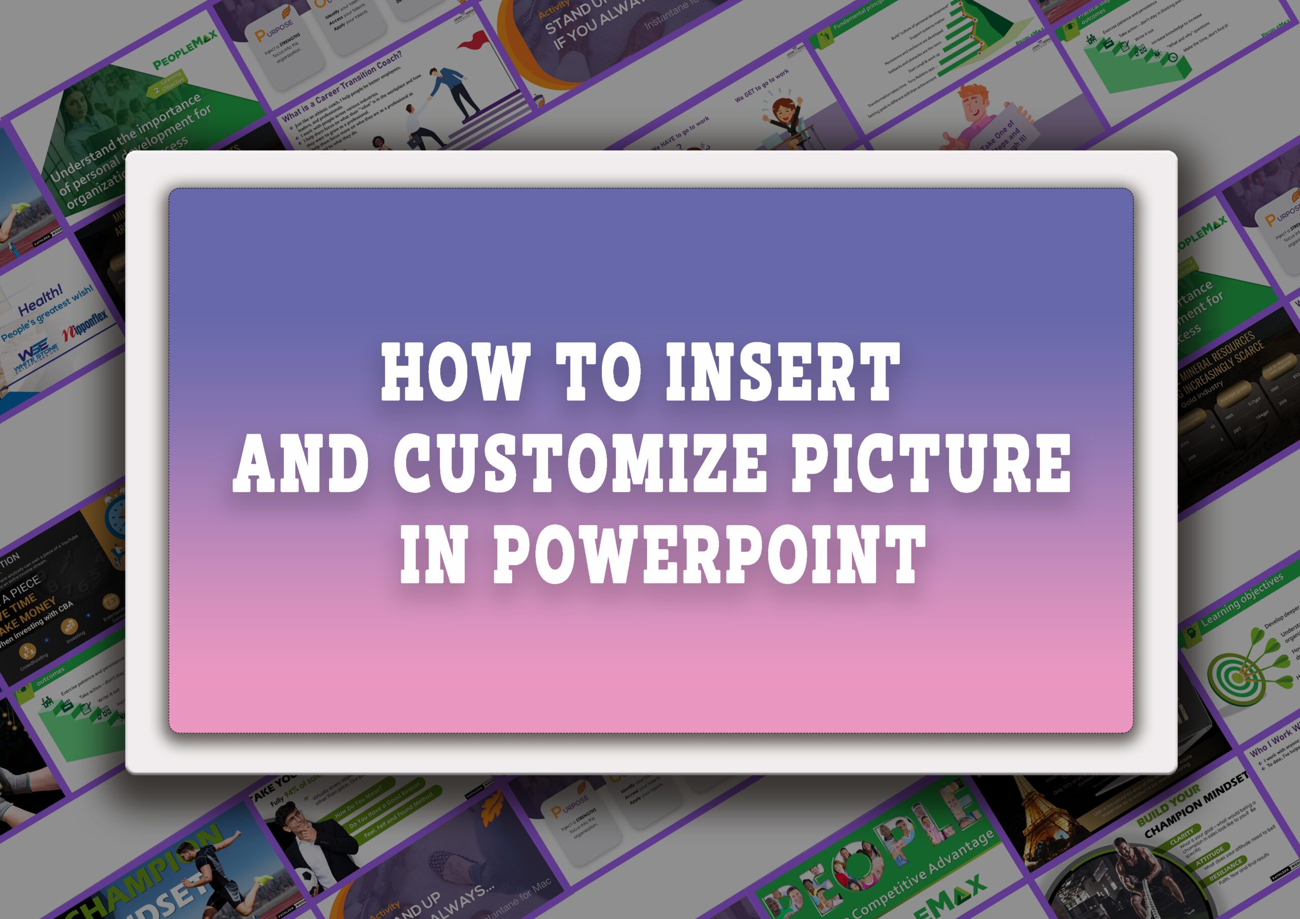How to Insert And Customize Picture in PowerPoint SlideGem