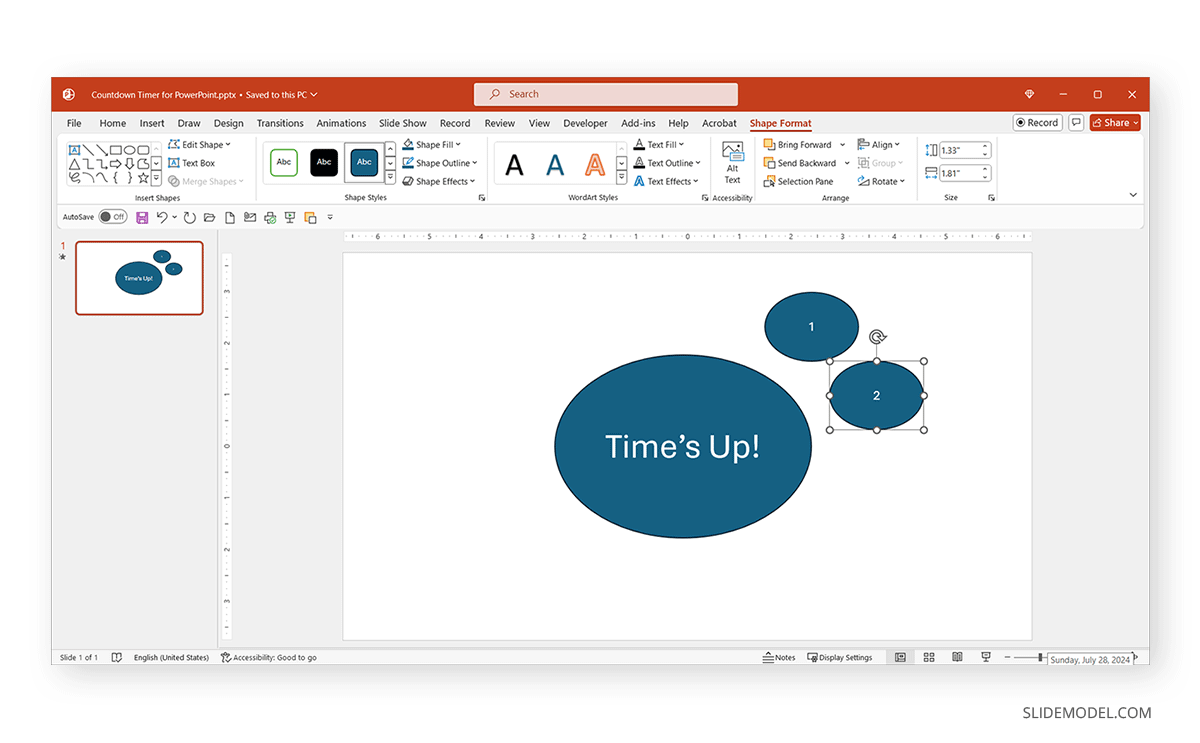 How to Add a Timer to PowerPoint SlideModel