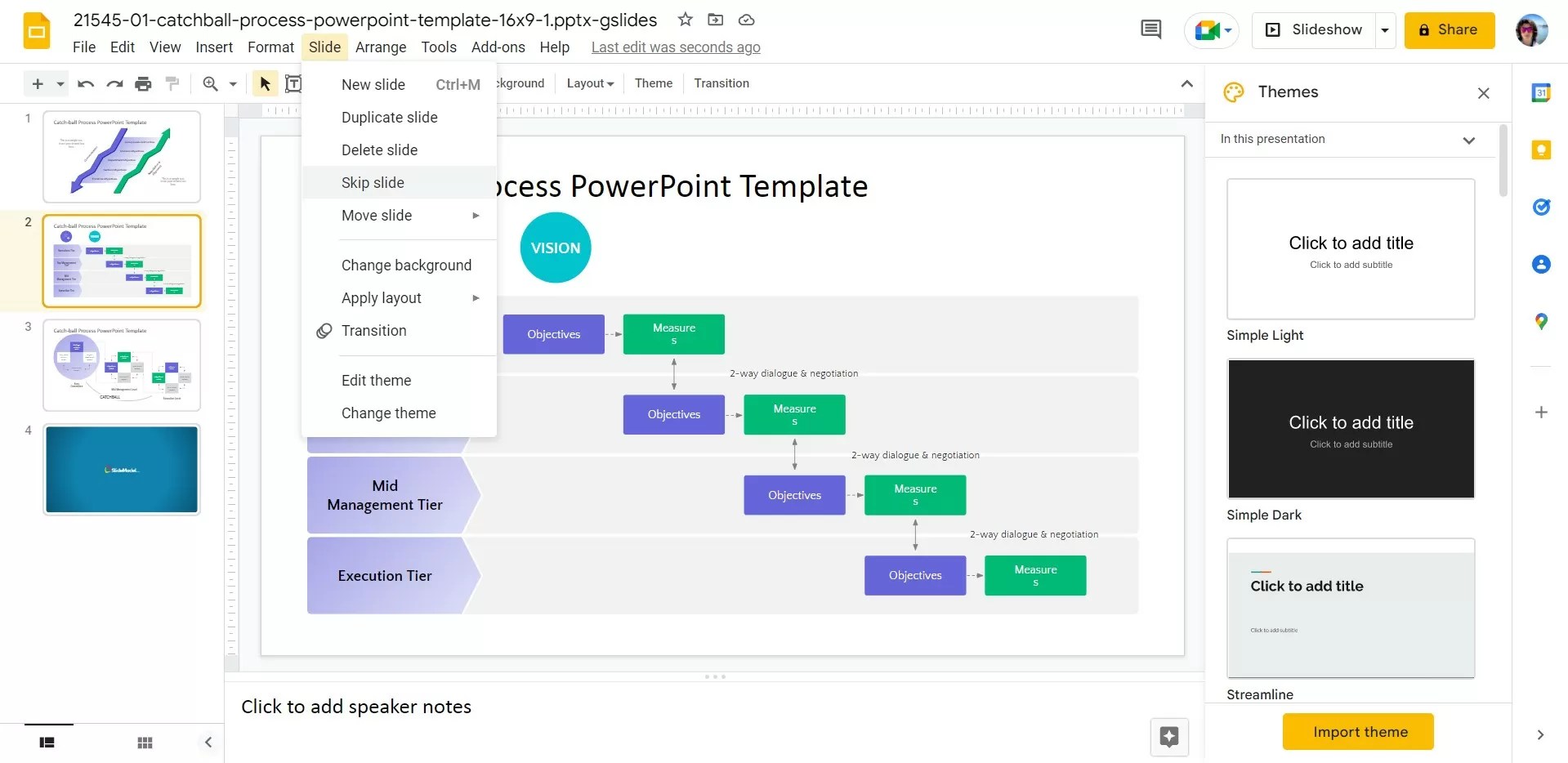 How to Hide a Slide in Google Slides for Slideshow and Print