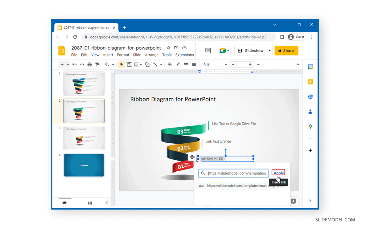How to Link Slides in Google Slides