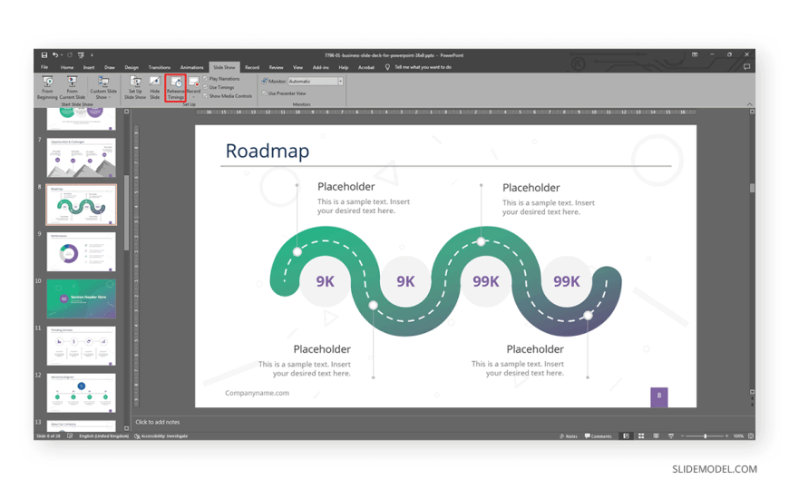 03locatingrehearsetimingoptioninpowerpoint SlideModel