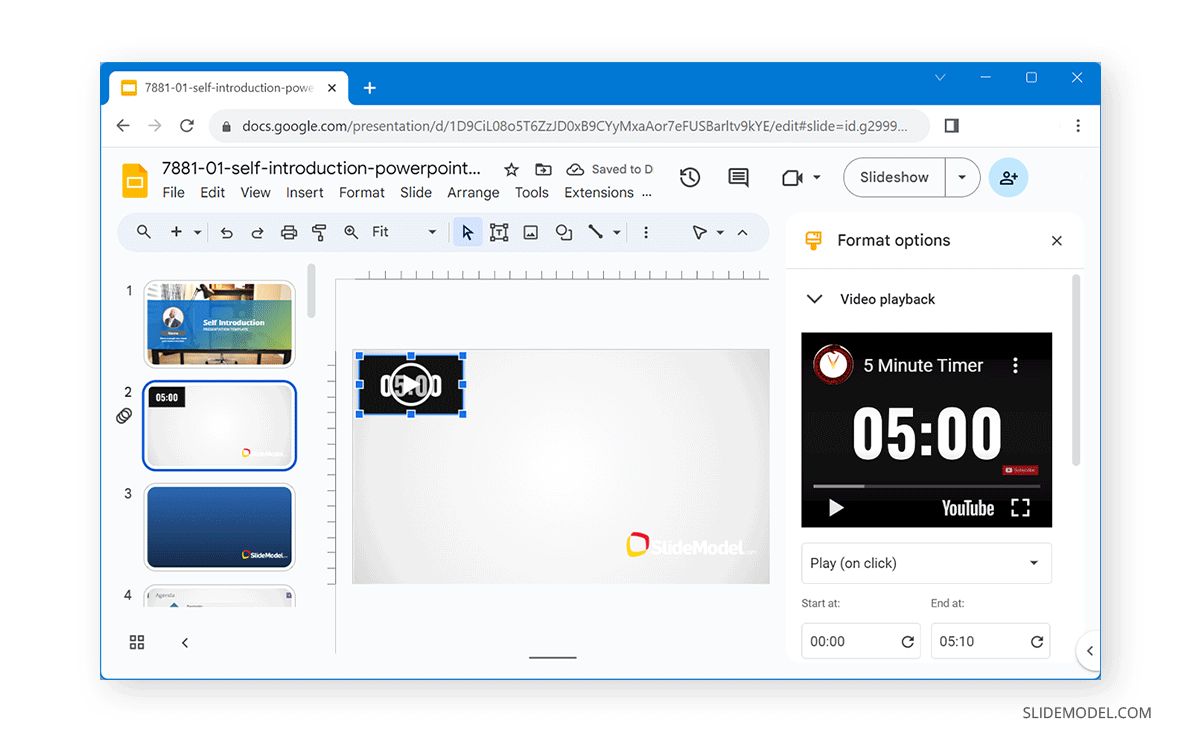 How to Add a Timer to Google Slides