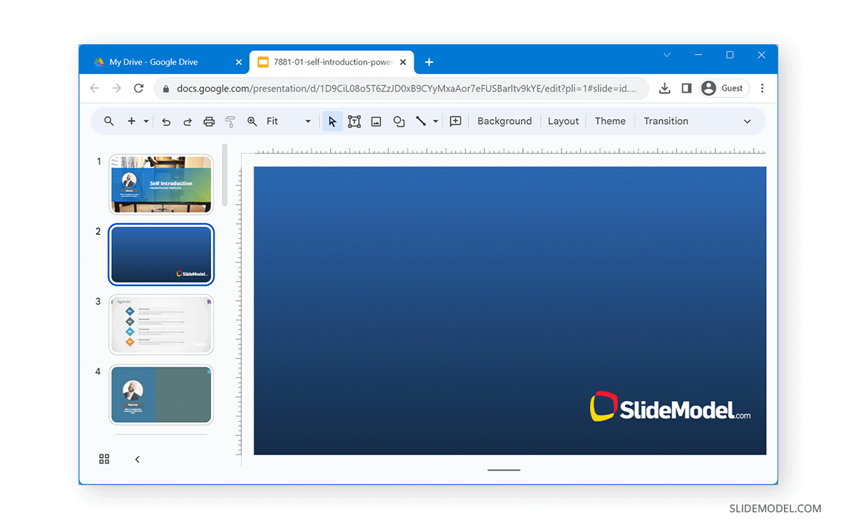 How to Edit Master Slide in Google Slides