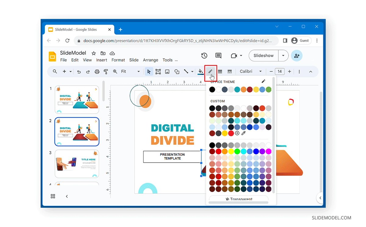 How to Change Shape Color in Google Slides