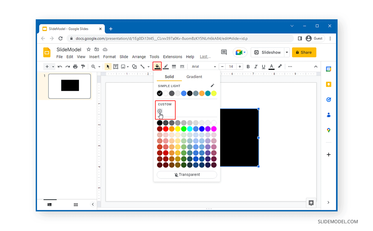 How to Make an Image Transparent in Google Slides