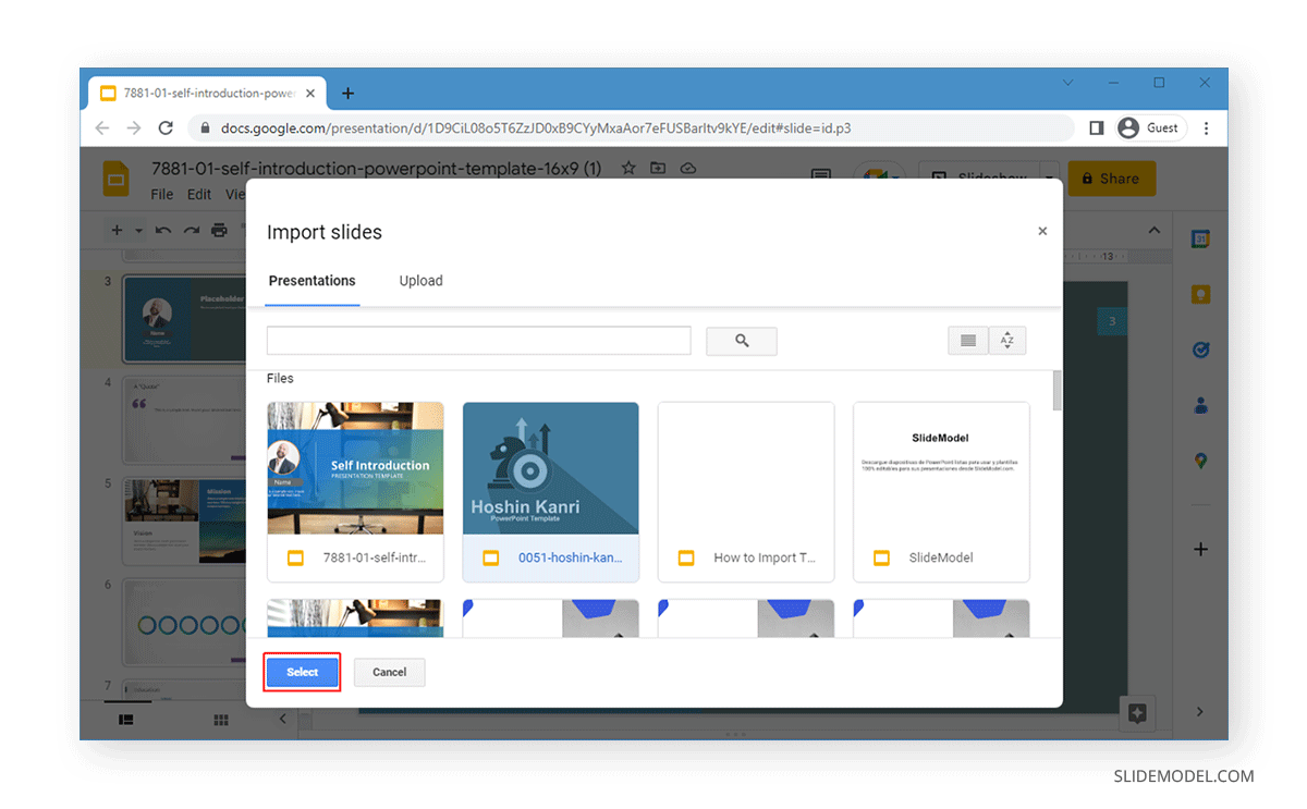 How to Import Google Slides Themes into a Presentation