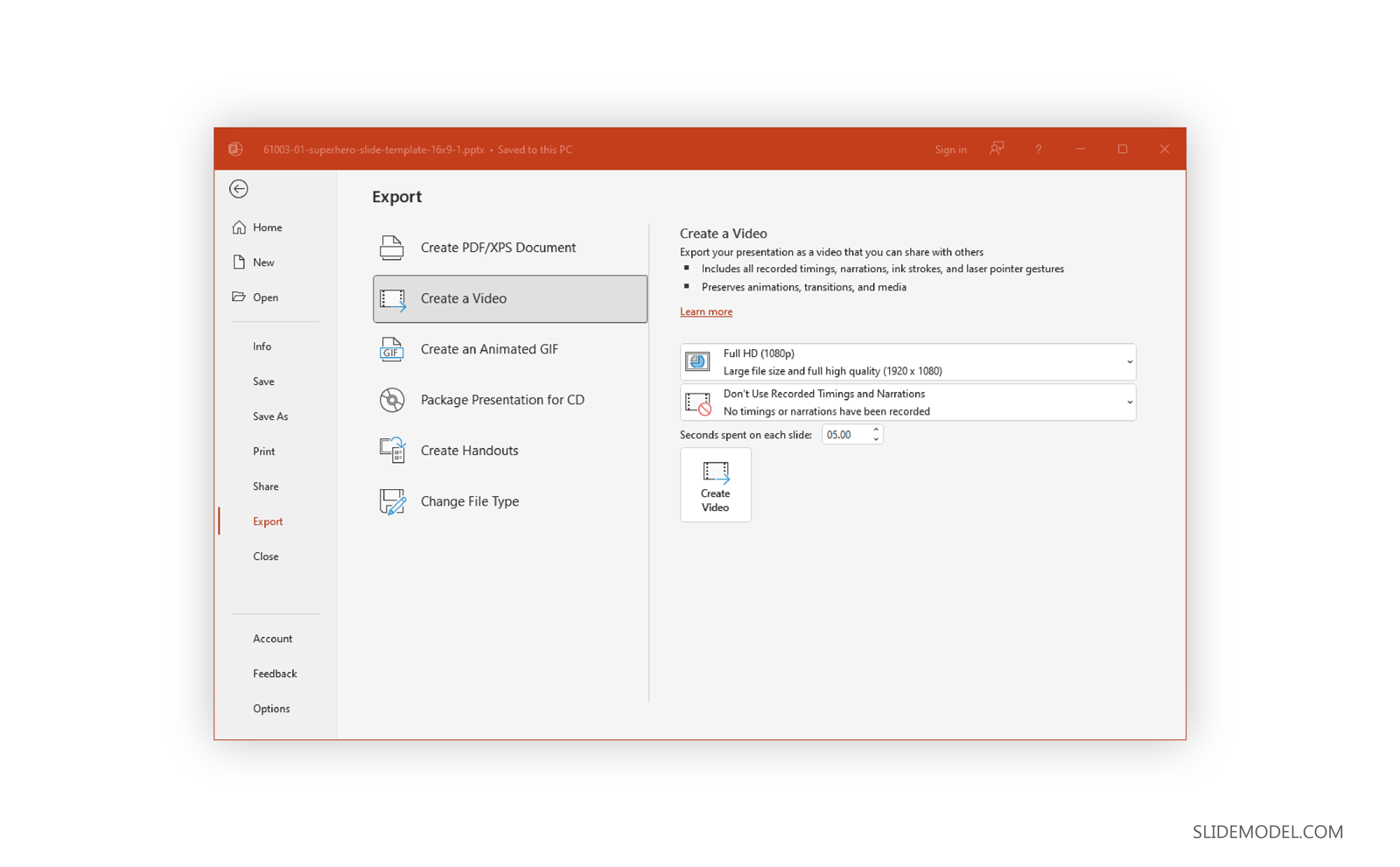 How To Convert a Google Slides Presentation to a Video