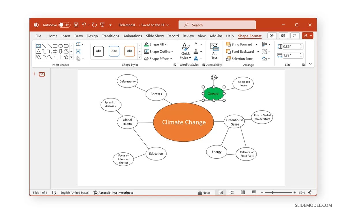 How to Make a Mind Map in PowerPoint