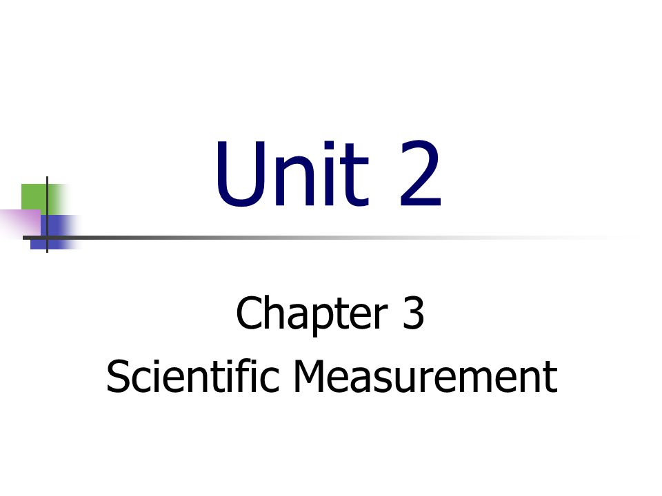 Chemistry Chapter 3 Scientific Measurement Worksheet Answer Key