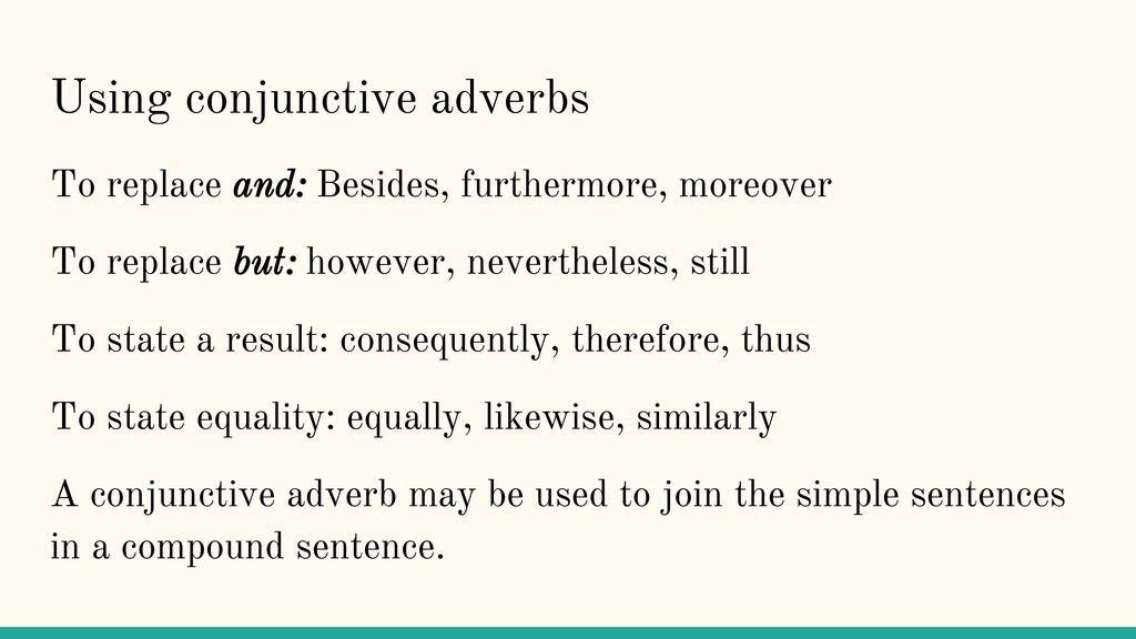 Chapter 7 Prepositions, and Conjunctions ppt download