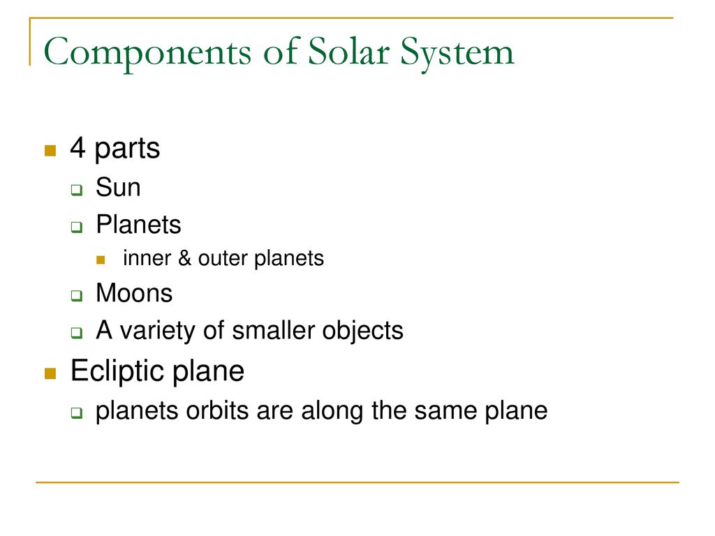 Solar System ppt download