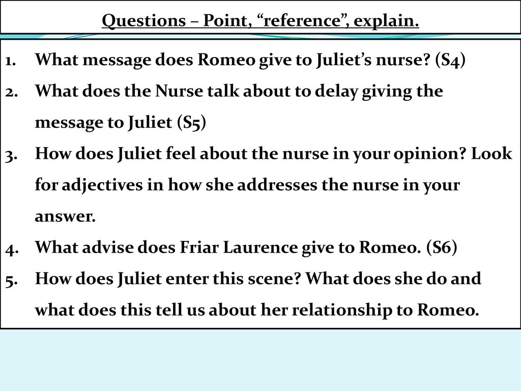 Romeo and Juliet Act 2 Scene 4 (pt.2), 5 and 6 Date ppt download