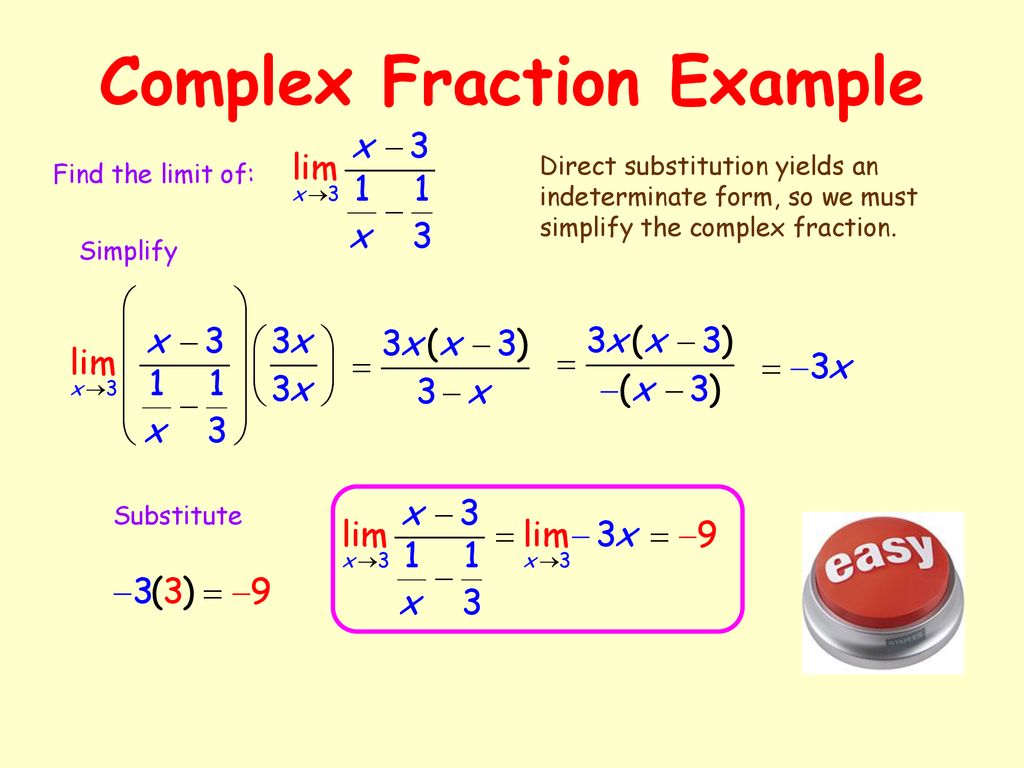 The Indeterminate Form - ppt download