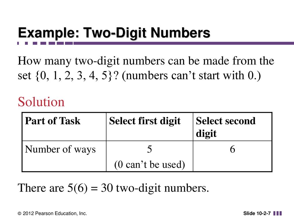 Chapter 10 Counting Methods 2012 Pearson Education, Inc. - ppt download