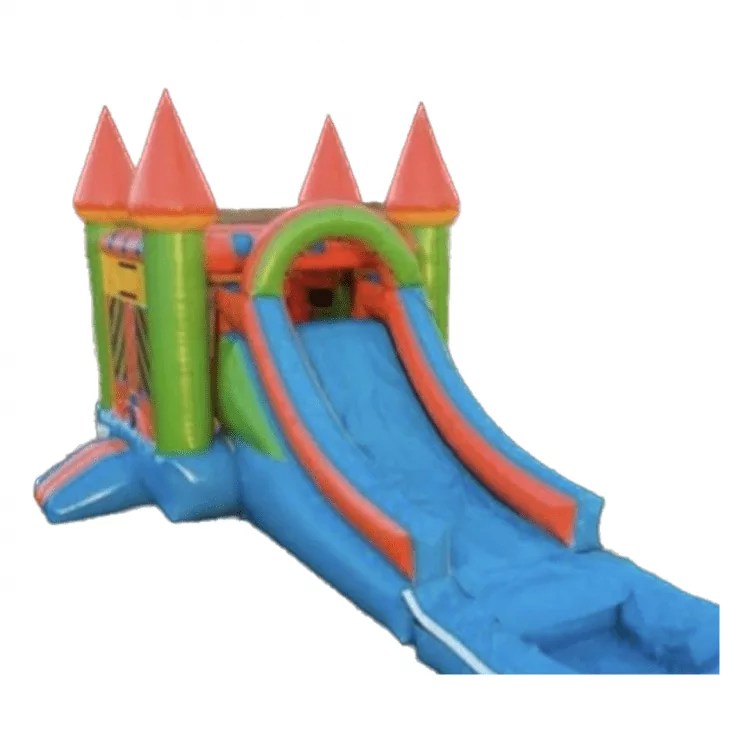 CASTLE BOUNCE HOUSE COMBO WITH SLIDE AND POOL Slides & More Party