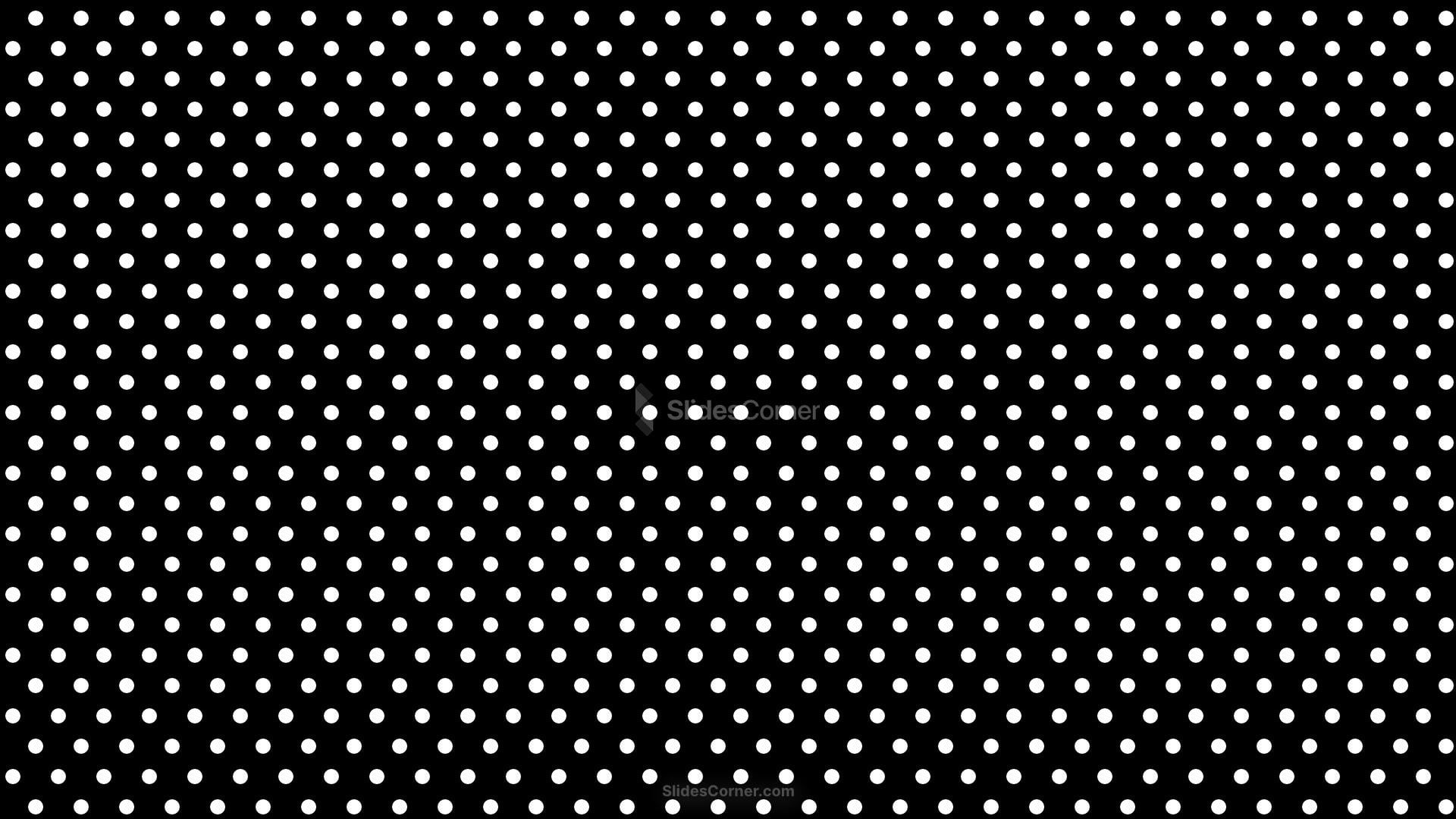 Black and White Dotted Background for PowerPoint & Google Slides