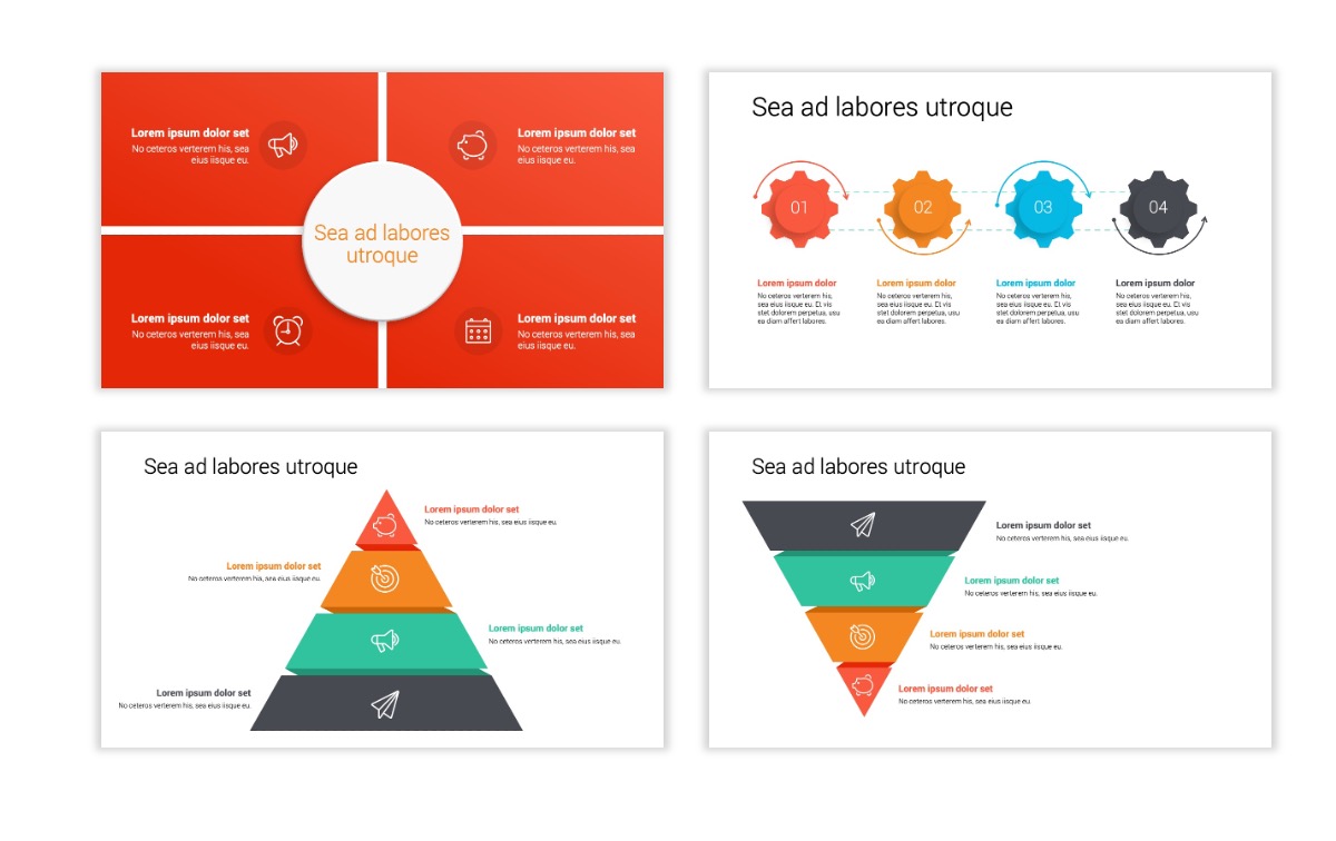 TORONTO MINIMAL BRIGHT RED POWERPOINT TEMPLATE Slides Gallery