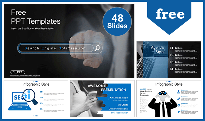 Search Engine Optimization PowerPoint Templates Slidesgo templates